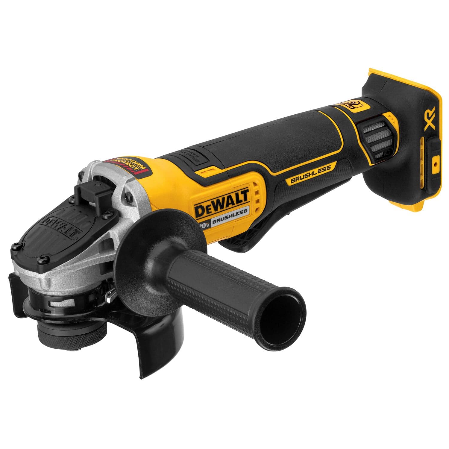 Esmeril angular inalámbrico DeWalt DCG413B-B2 amarillo 800w