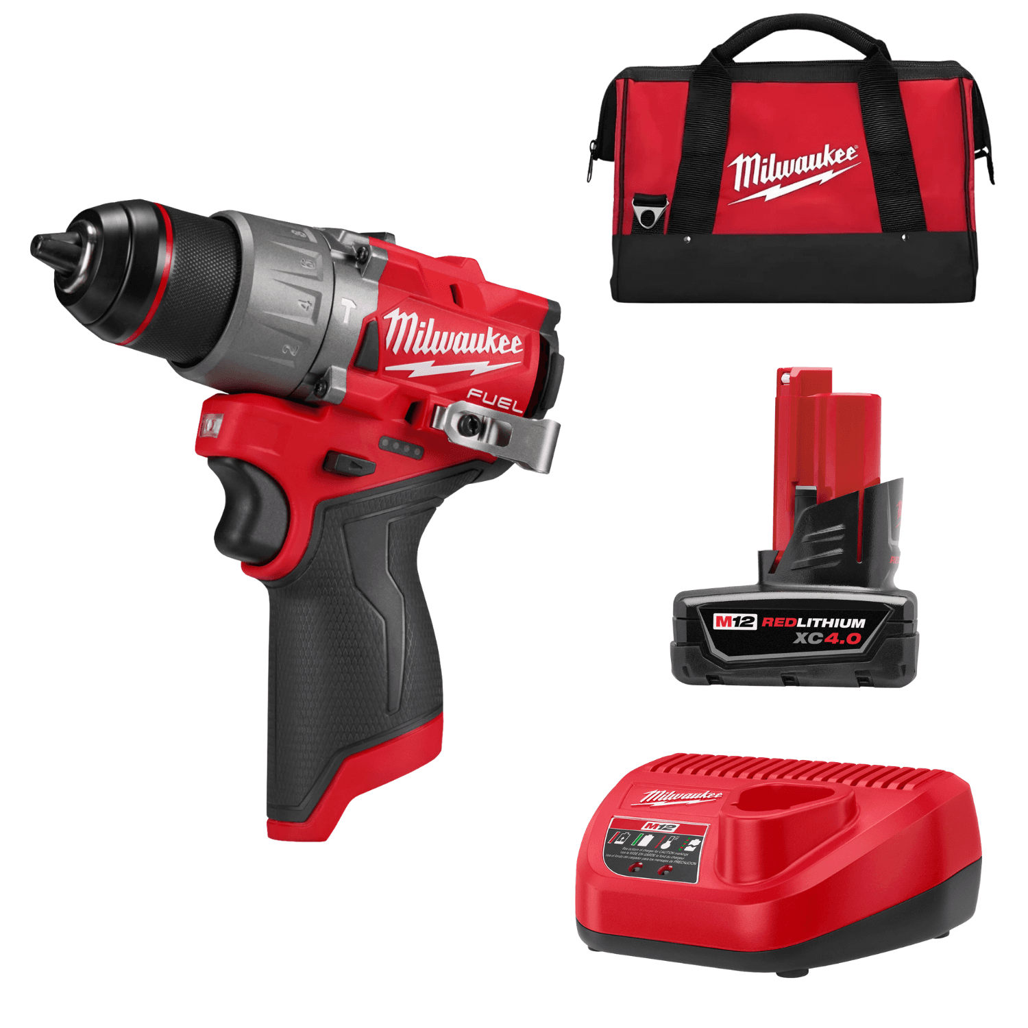 Taladro Percutor M12 Milwaukee 3404-21