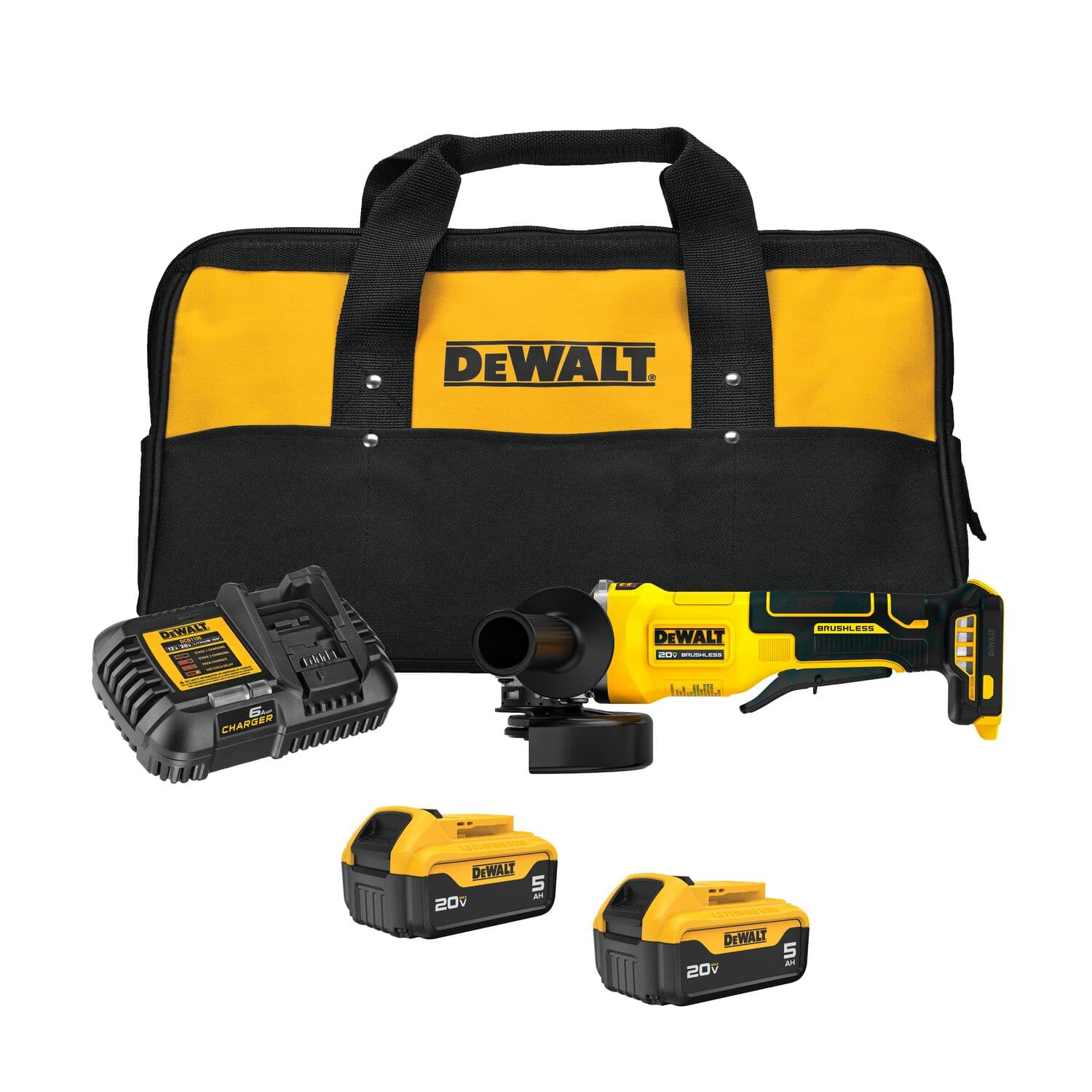 Esmeril Angular 4-1/2 20v + Acces Dewalt Dcg408p2-b2